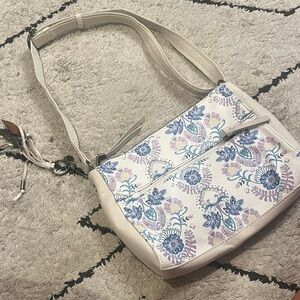 the sak Floral White and Blue Women's Bag